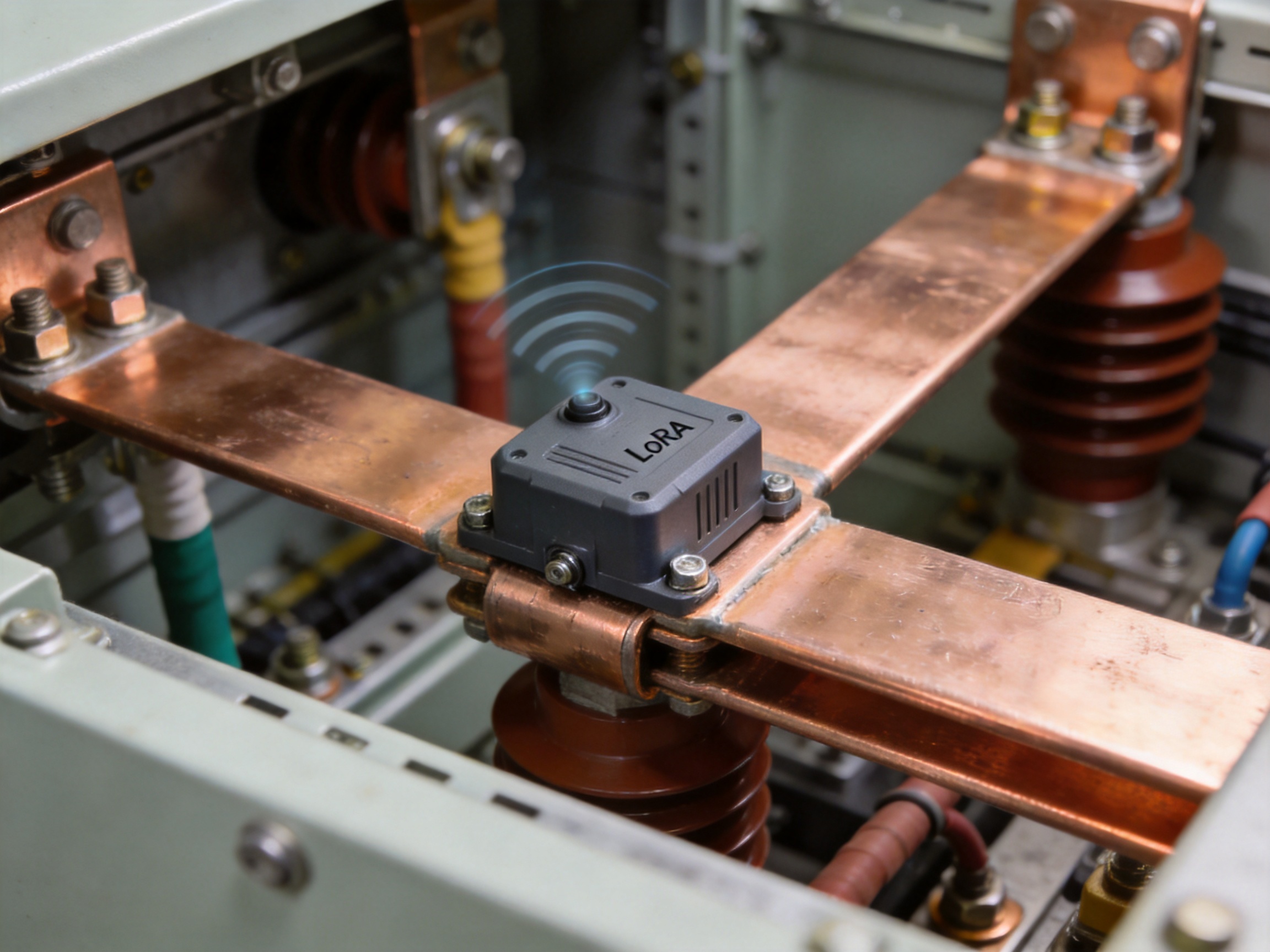 Copper Plate Wireless Temperature Sensor for High-Voltage Asset Monitoring