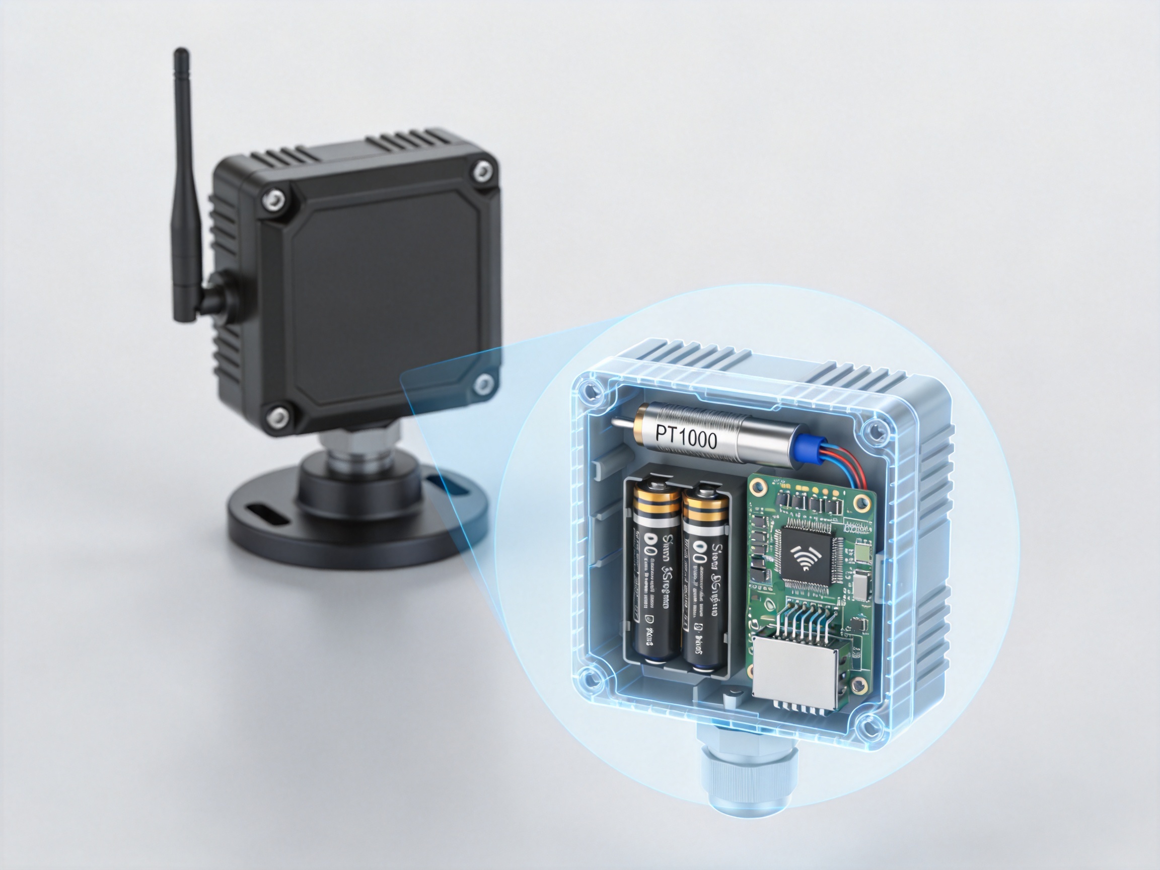 Magnetic-Attachment Wireless Temperature Measurement Sensor for Industrial Power Assets