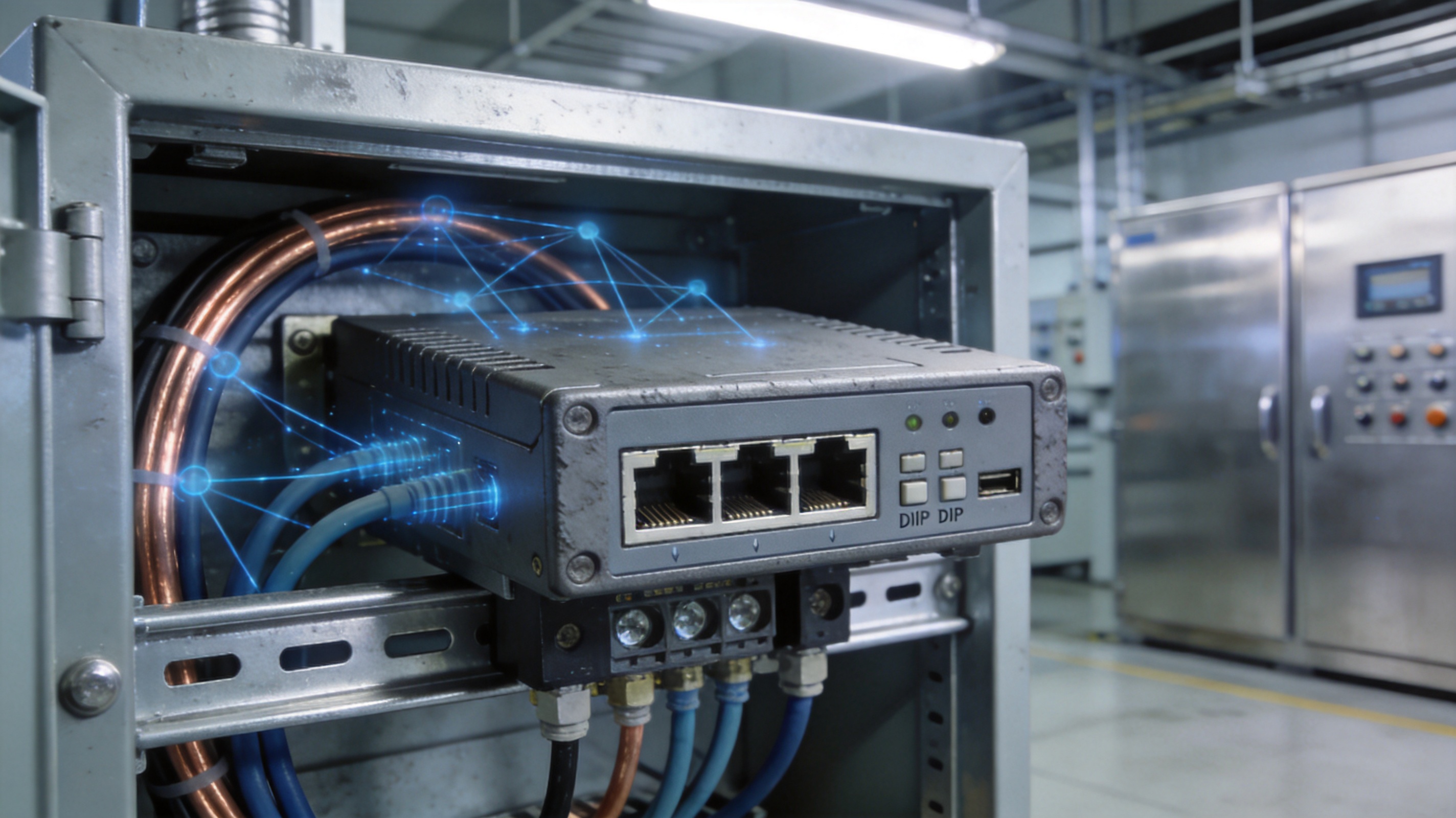 Industrial-Grade Broadband Power Line Communication Gateway for Smart Connectivity