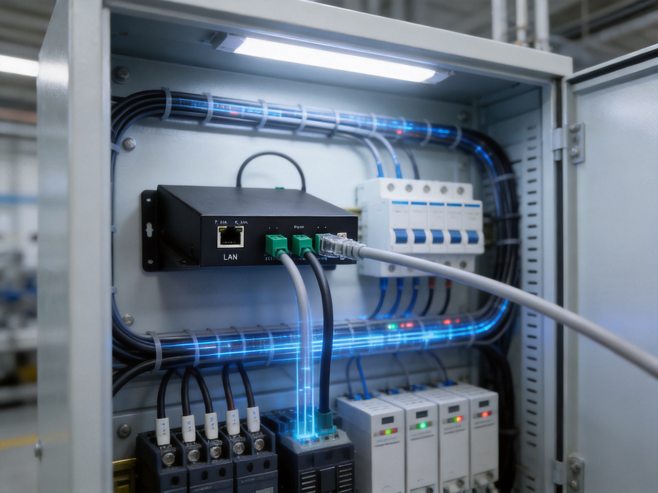2P General Power Line Communication Broadband Gateway for Industrial Networks