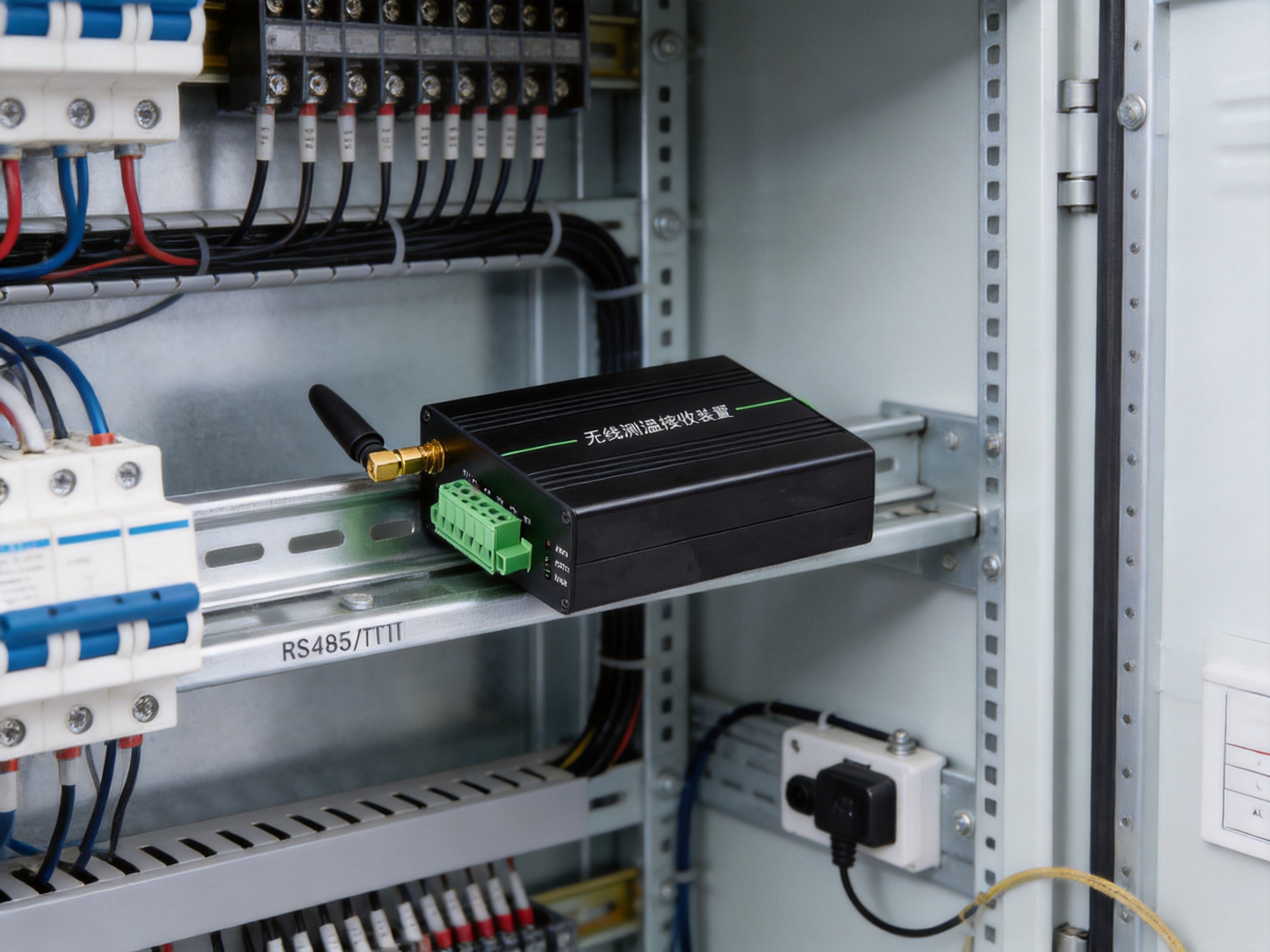 Rail-Mounted Wireless Temperature Measurement Repeater for Reliable Industrial Monitoring