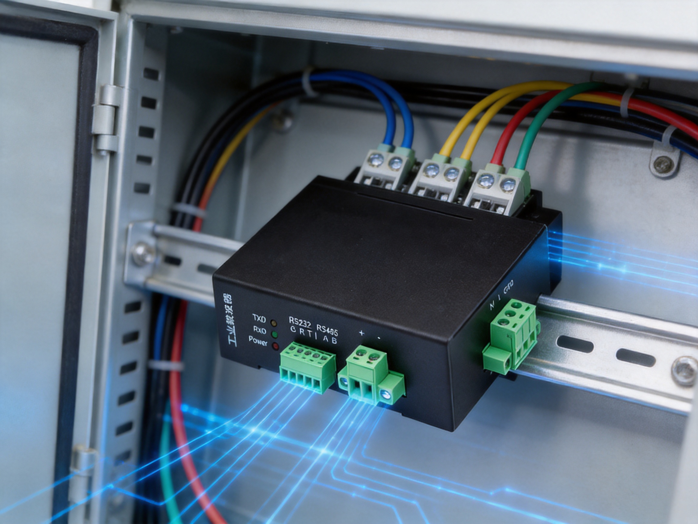 Industrial-Grade Single-Phase Serial Port Powerline Transceiver for Long-Distance Data Communication