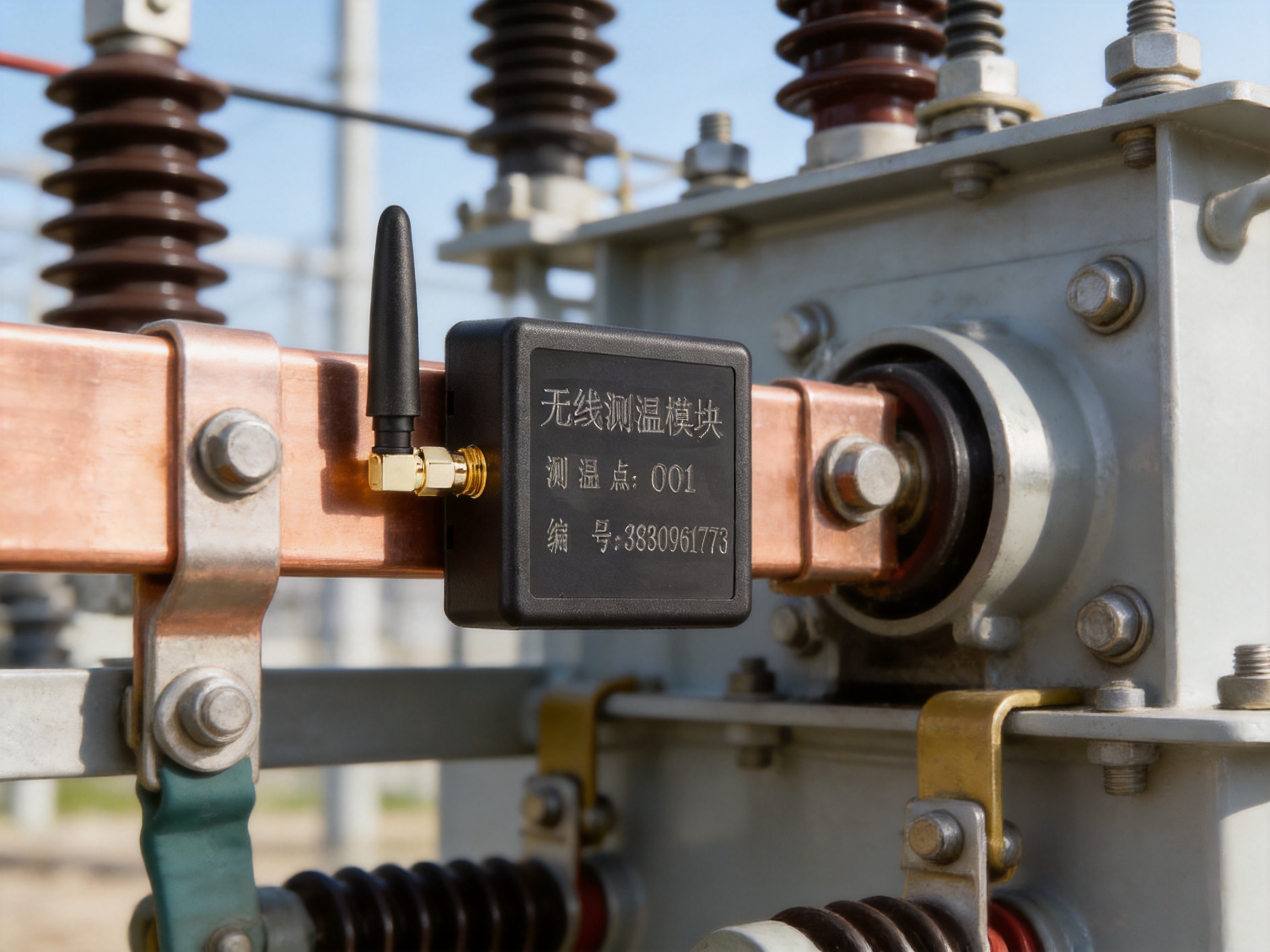 Magnetic-Attachment Wireless Temperature Measurement for Safer Industrial Power Equipment