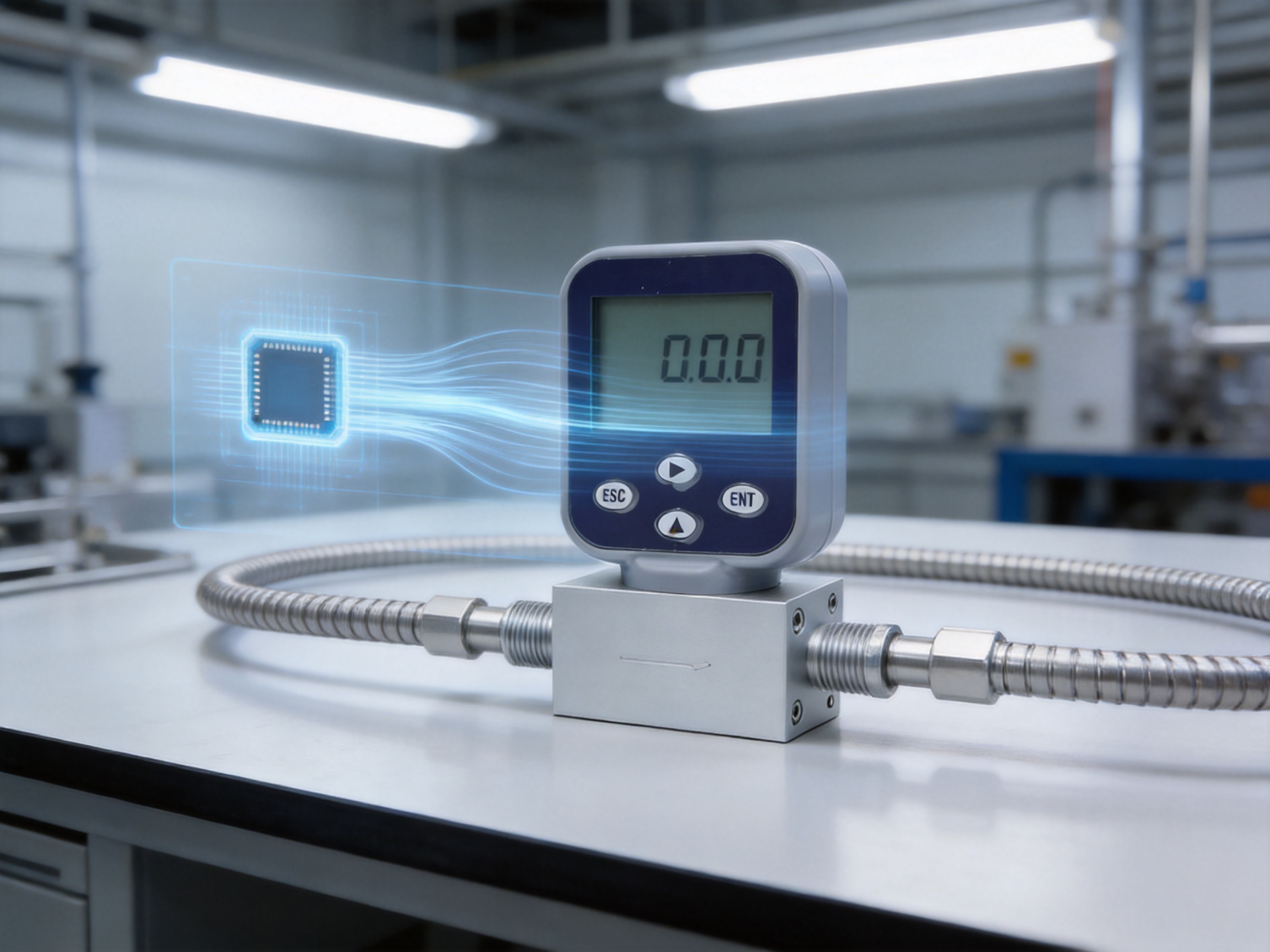 General Type Thermal Gas Mass Flow Meter for Precision Industrial Gas Measurement