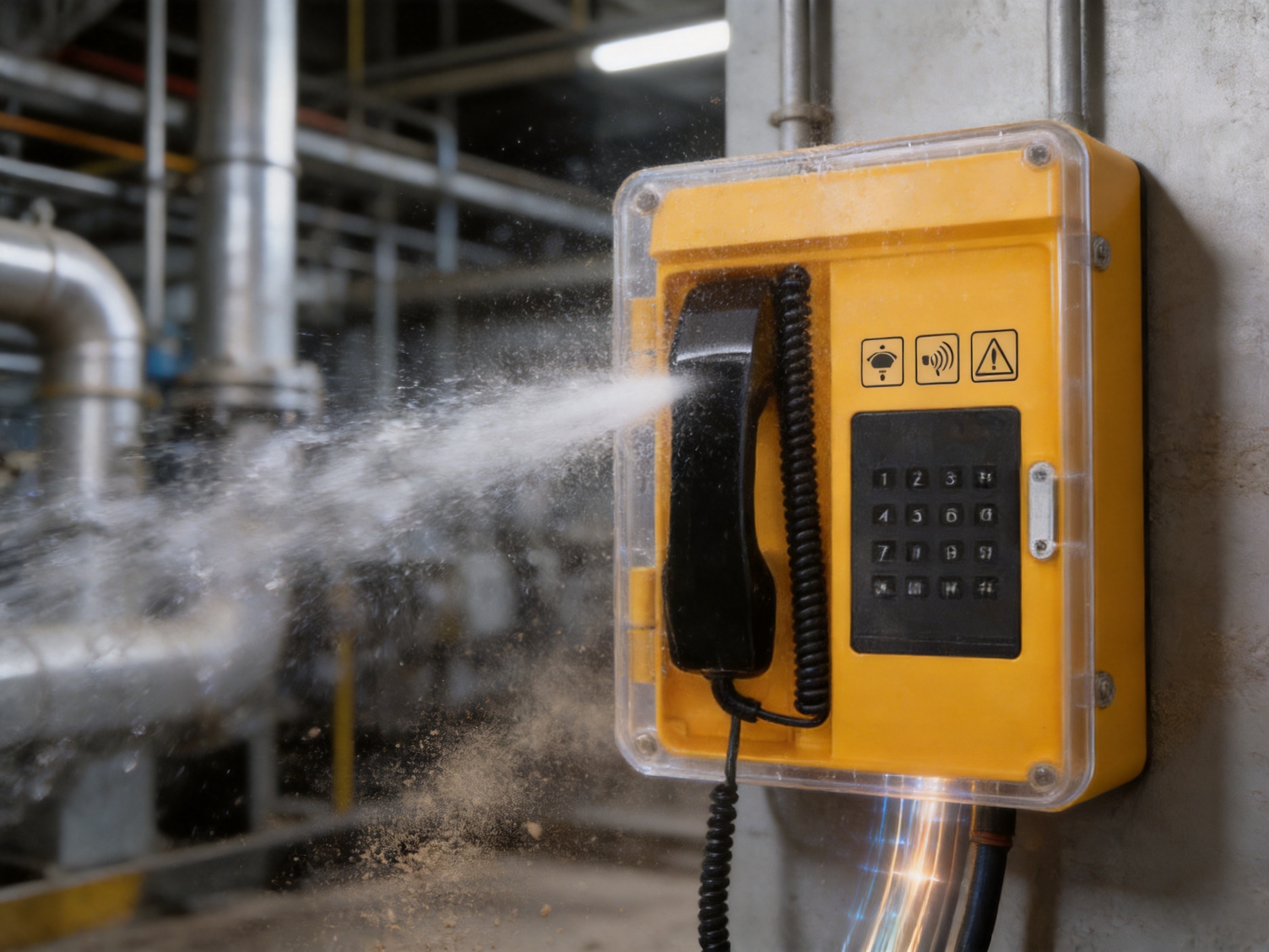 DC Waterproof Digital Telephone for Industrial Power Line Communication