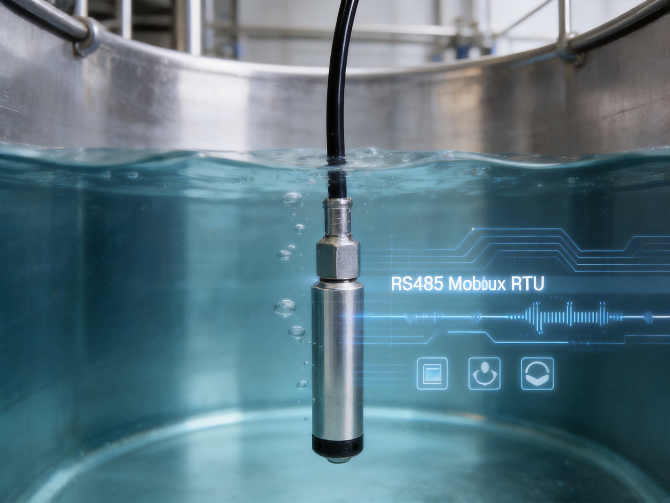 Intelligent Submersible Level Transmitter for Reliable Digital Liquid Level Monitoring