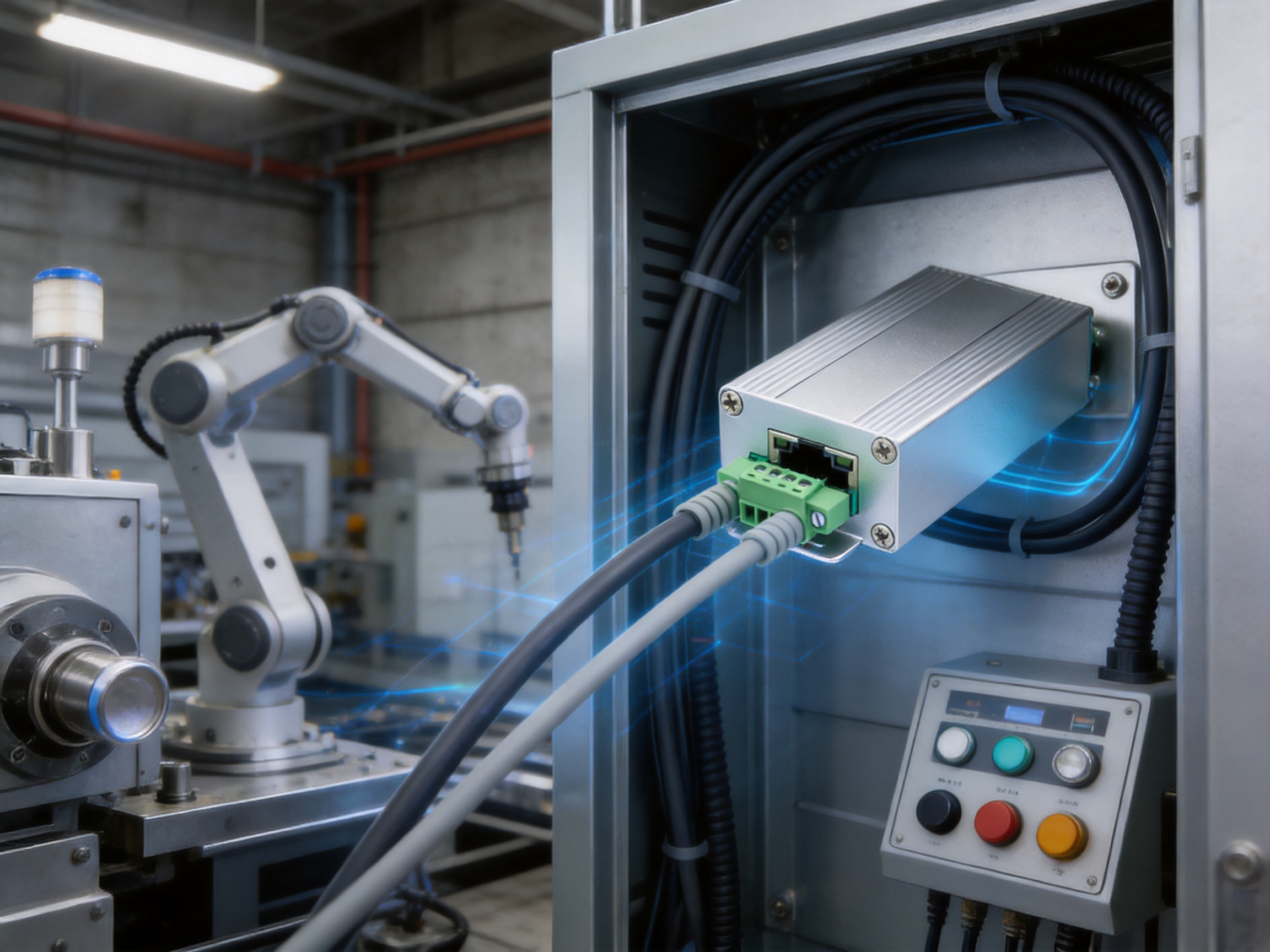 Compact Industrial Power Line Communication for High-Speed, Reliable IoT Connectivity
